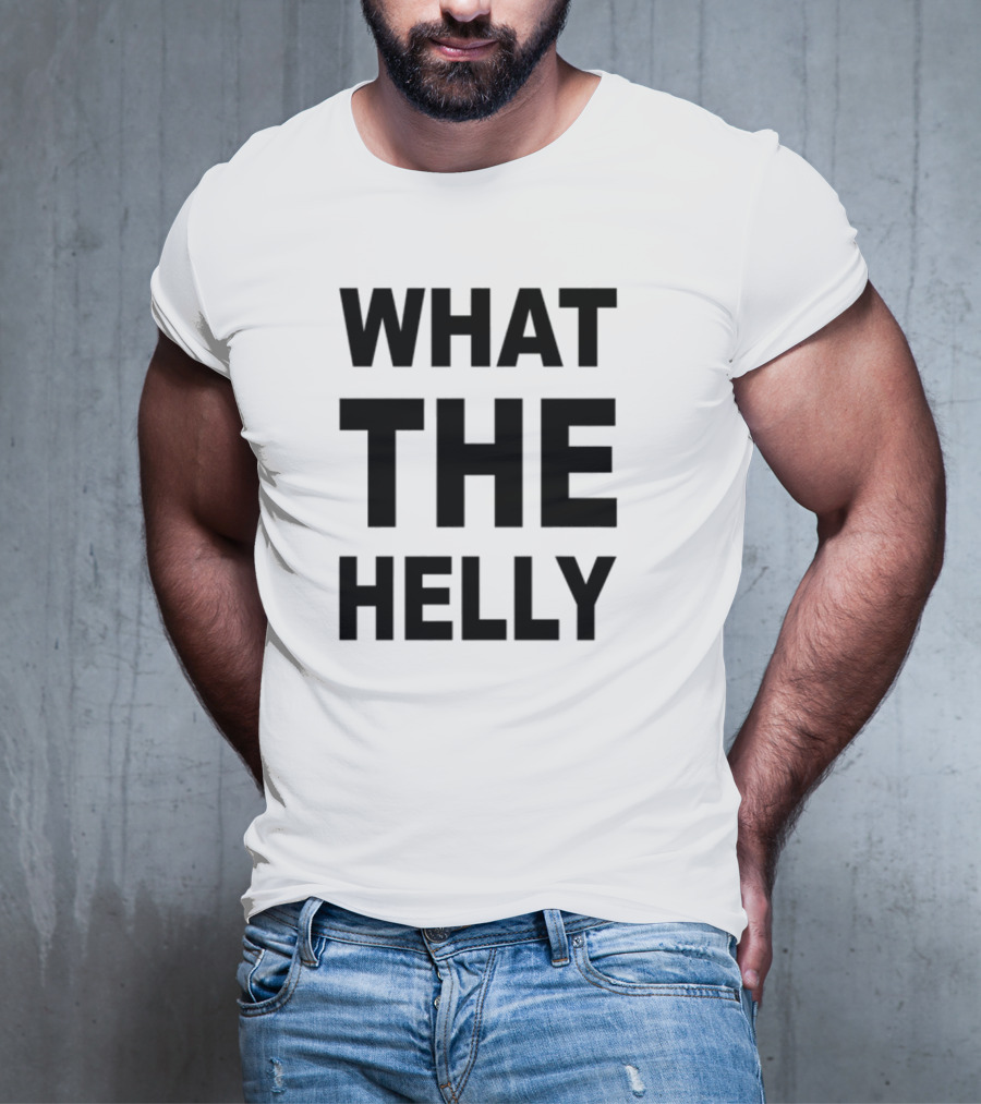 1 800 Wthelly Hotline Humor Statement Phone Graphic T-Shirt