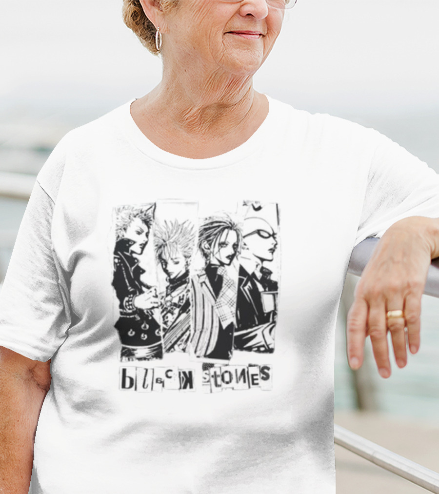 Ai Yazawa Collection Ut Black Stones Manga Characters T-Shirt