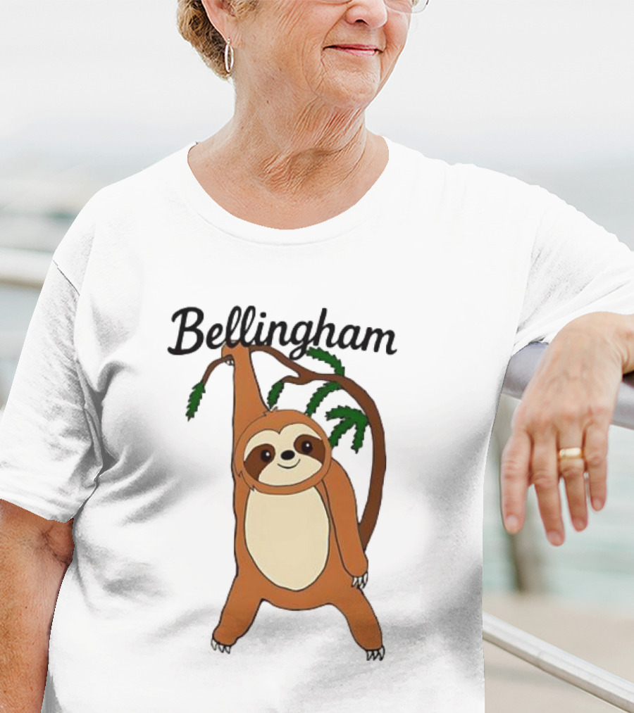 Bellingham Sloth Hanging From Tree Branch T-Shirt