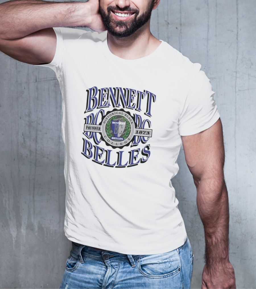 Bennett Belles Historical Black College BC Crest 90s T-Shirt
