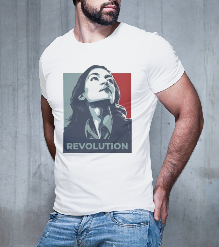 Alexandria Ocasio-Cortez AOC Revolution Inspiration T-Shirt