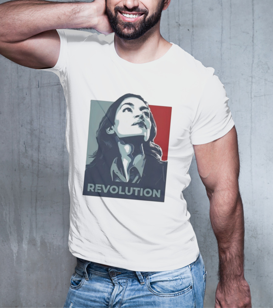 Alexandria Ocasio-Cortez AOC Revolution Inspiration T-Shirt