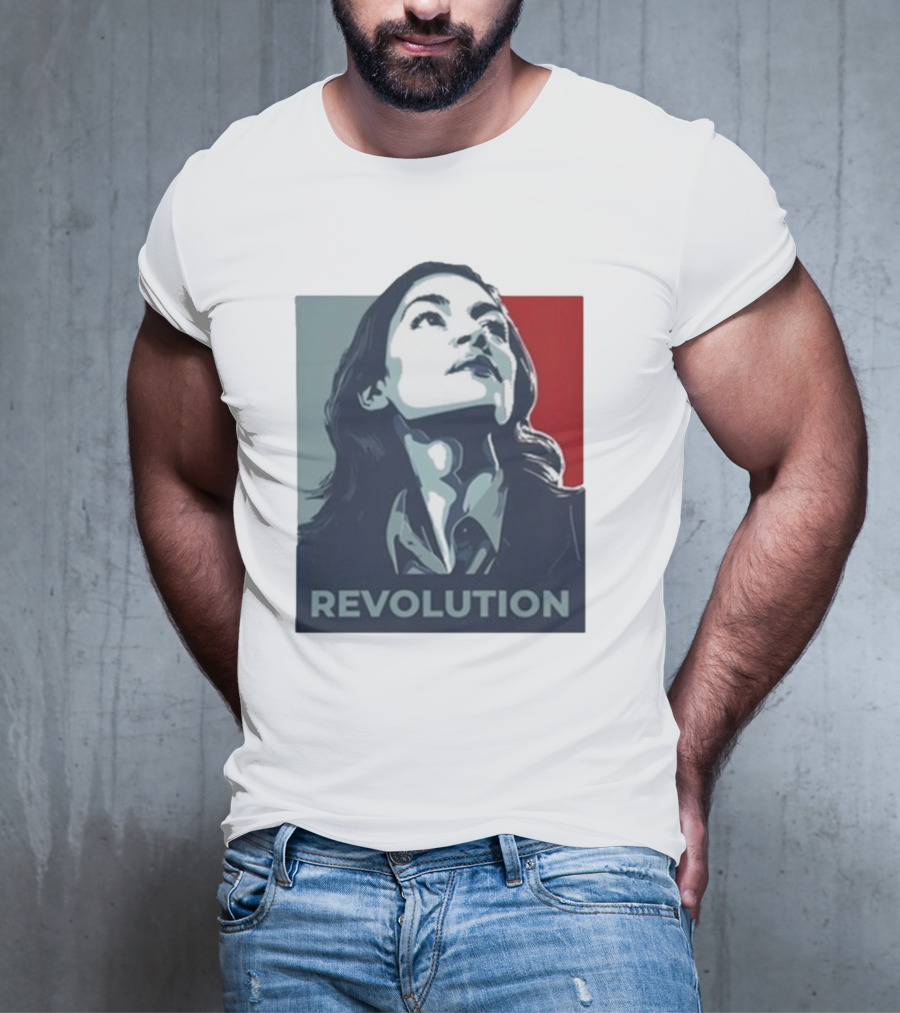 Alexandria Ocasio-Cortez AOC Revolution Inspiration T-Shirt