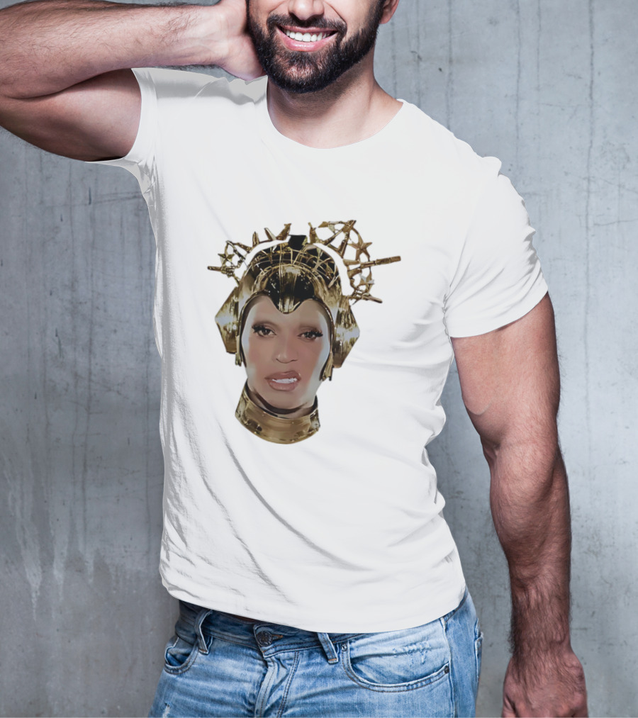 Beyoncé Cowboy Carter Bigface Metallic Headpiece T-Shirt