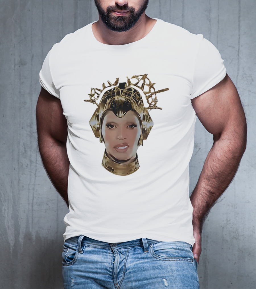 Beyoncé Cowboy Carter Bigface Metallic Headpiece T-Shirt