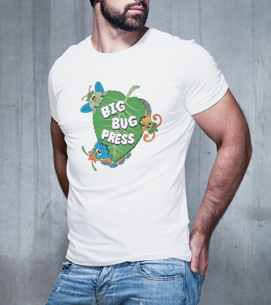 Big Bug Press Leafy Lunchtime Cute Cartoon Characters T-Shirt