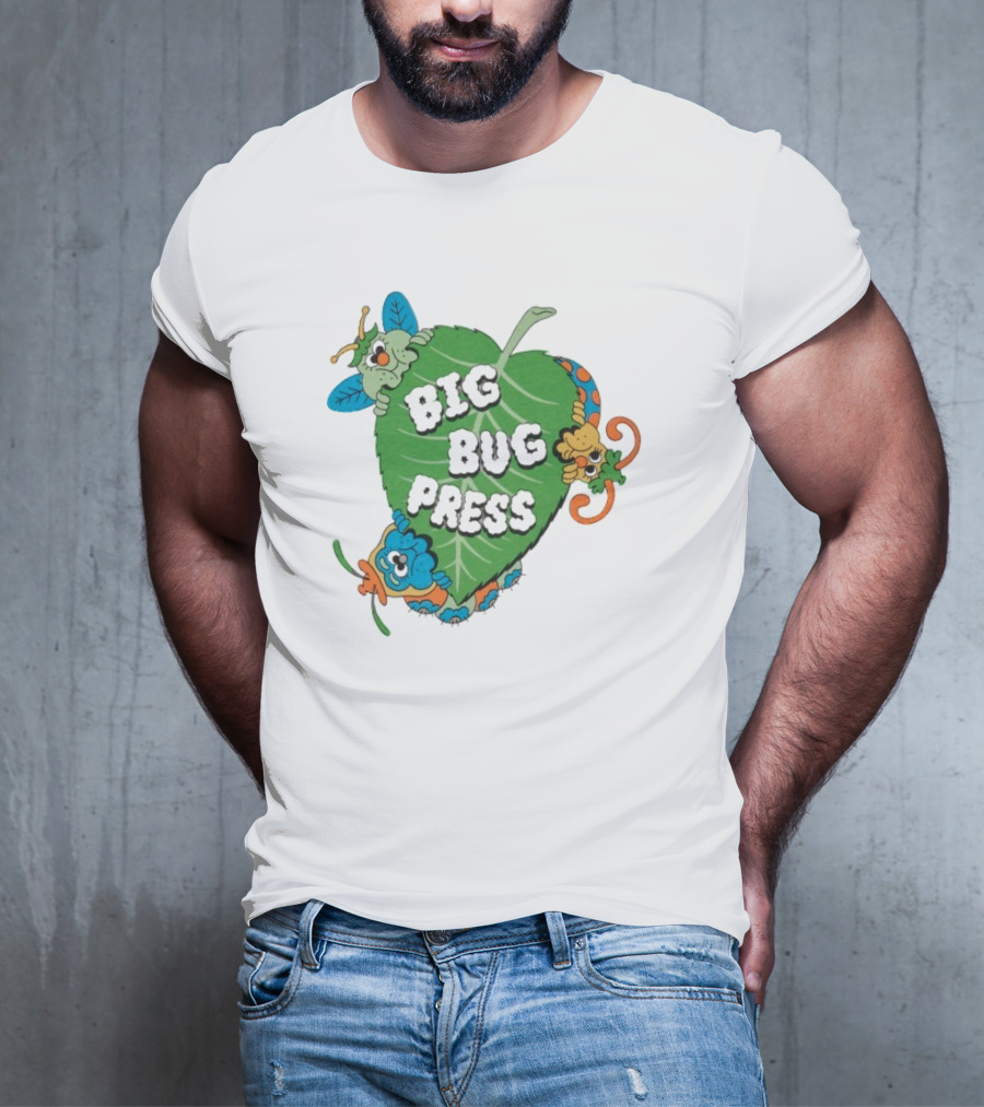 Big Bug Press Leafy Lunchtime Cute Cartoon Characters T-Shirt