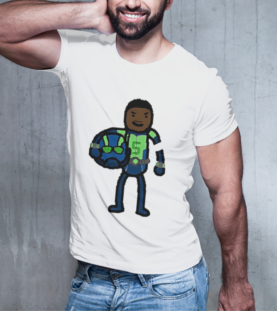 "Anthony Edwards No.5 Cartoon Ant-Man Style Minnesota Timberwolves" T-Shirt