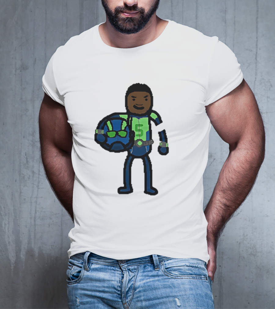 "Anthony Edwards No.5 Cartoon Ant-Man Style Minnesota Timberwolves" T-Shirt