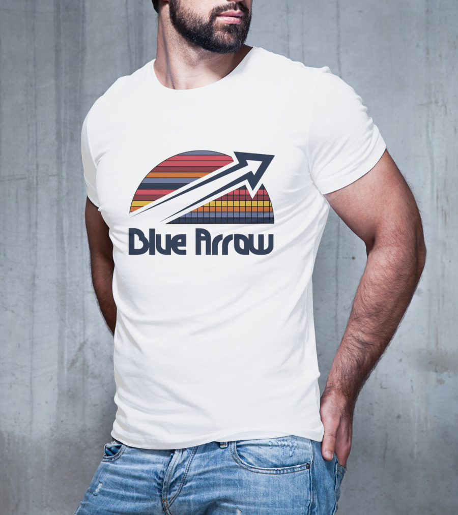 Blue Arrow Denver Nuggets Skyline 2025 T-Shirt