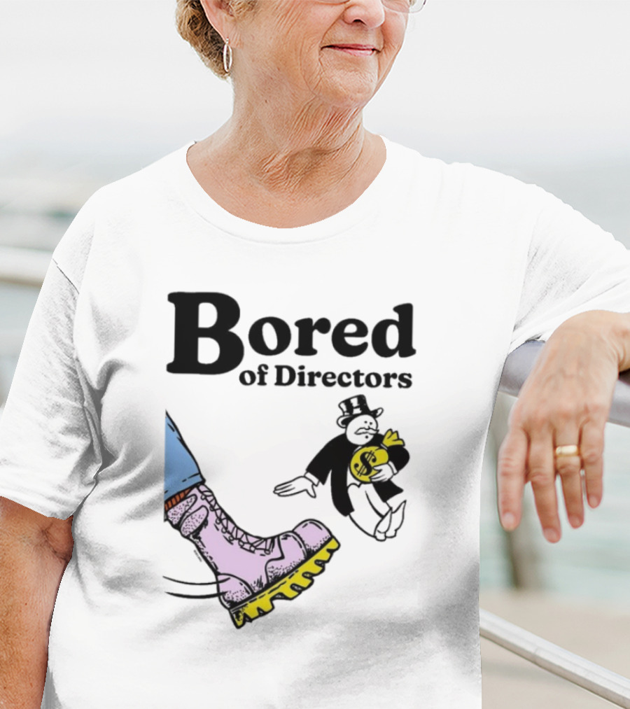 Bored Of Directors Stomp Boot Money Bag T-Shirt