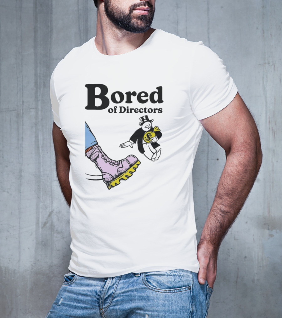 Bored Of Directors Stomp Boot Money Bag T-Shirt