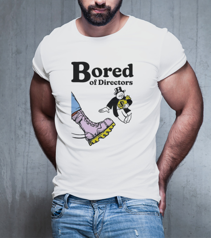 Bored Of Directors Stomp Boot Money Bag T-Shirt