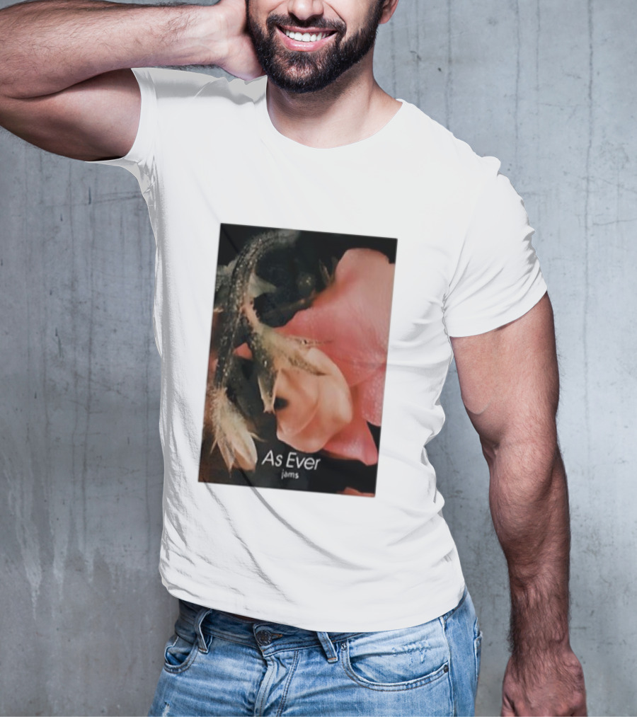 As Ever Jams 02 Pink Floral Close-Up T-Shirt