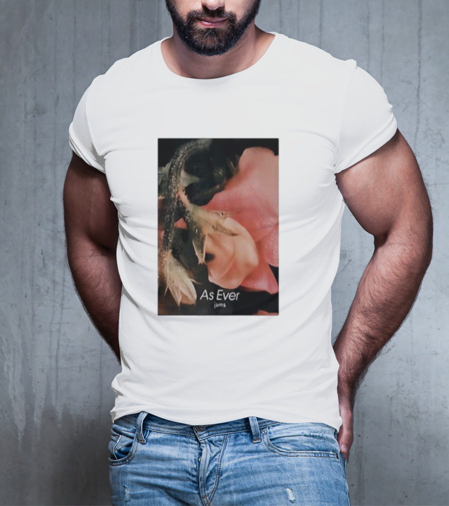 As Ever Jams 02 Pink Floral Close-Up T-Shirt