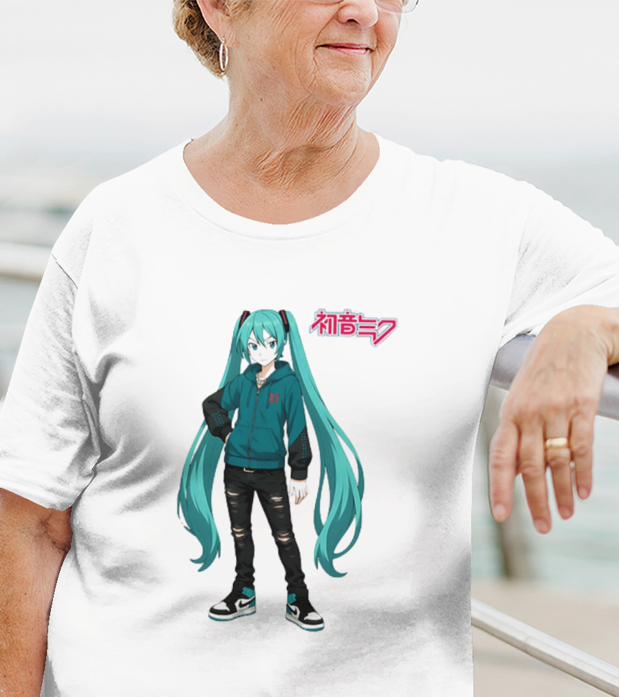 初音ミク Atlanta Miku Character T-Shirt