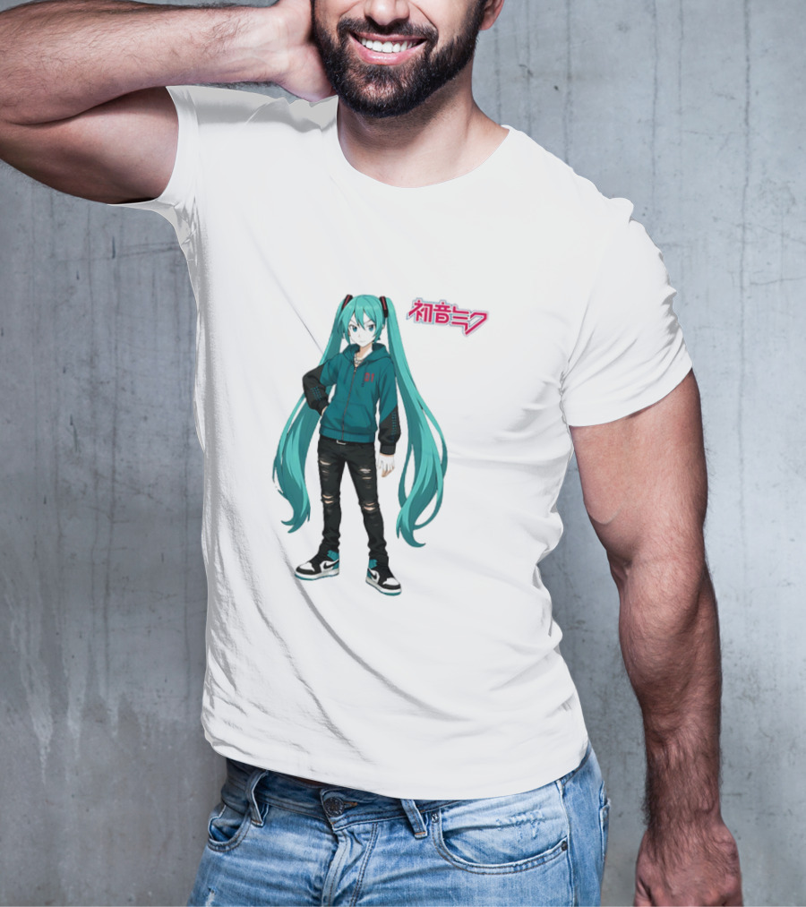 初音ミク Atlanta Miku Character T-Shirt