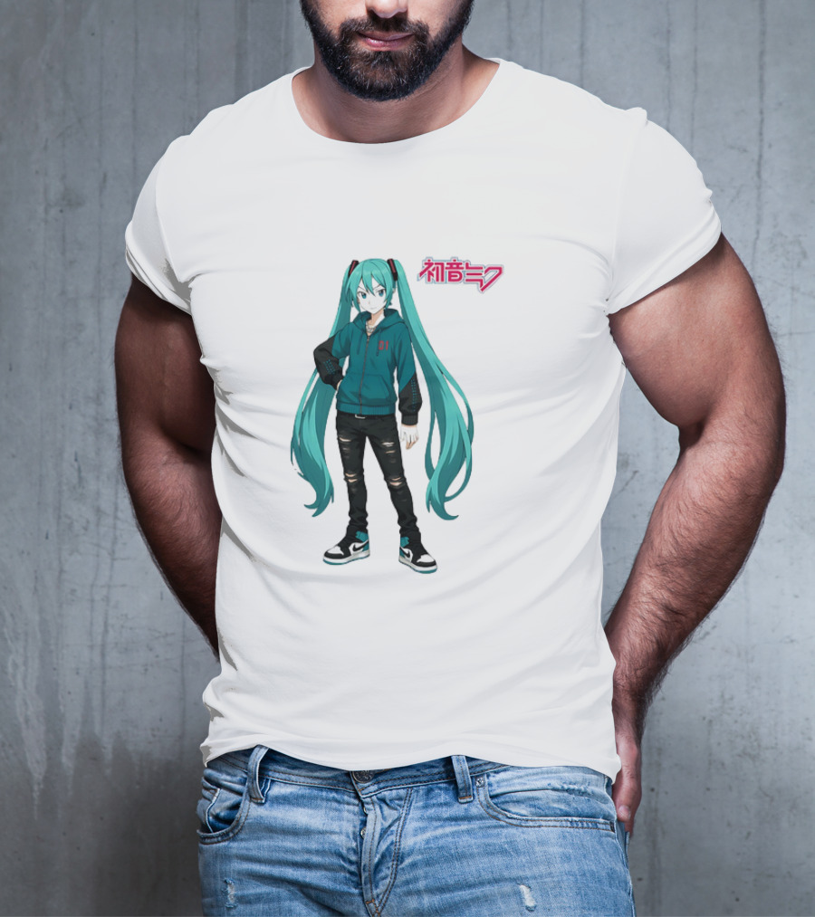 初音ミク Atlanta Miku Character T-Shirt