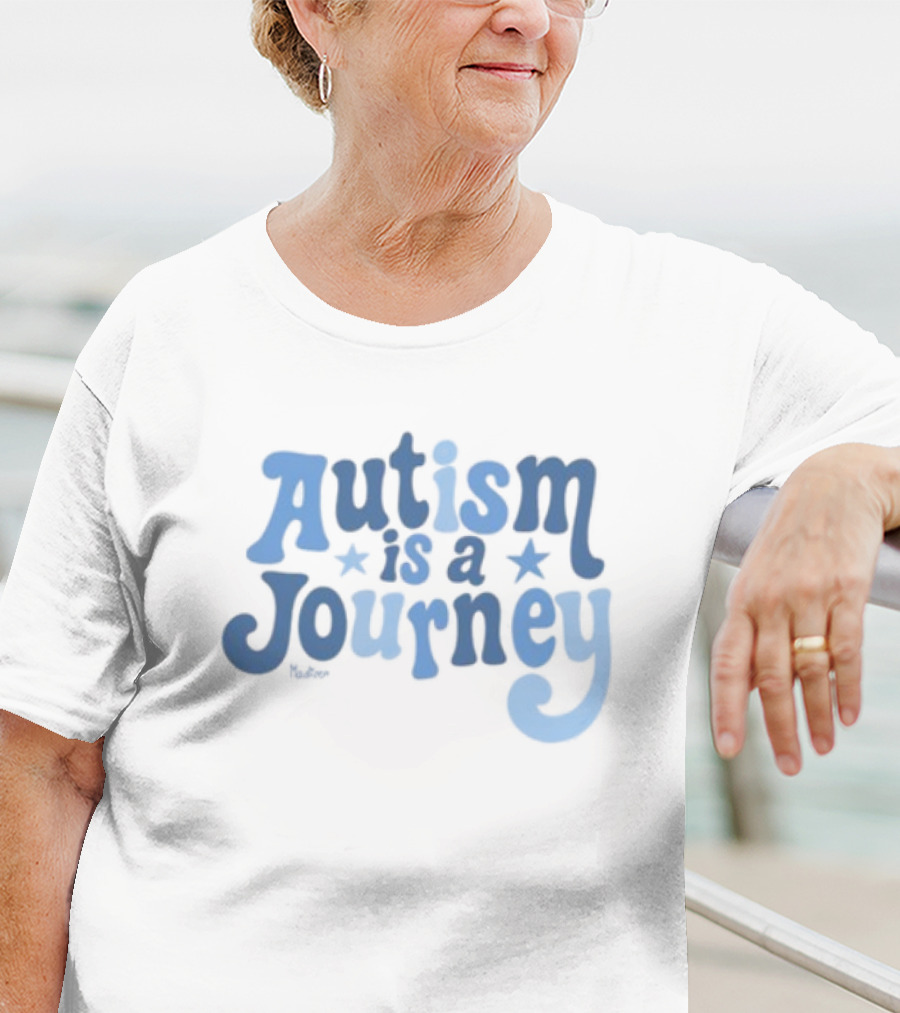 Autism Is A Journey Madison Marilla With Stars T-Shirt