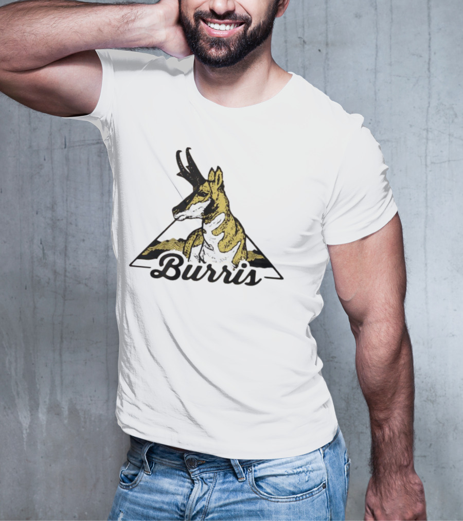 Burris 24 Antelope Triangle Retro Graphic T-Shirt