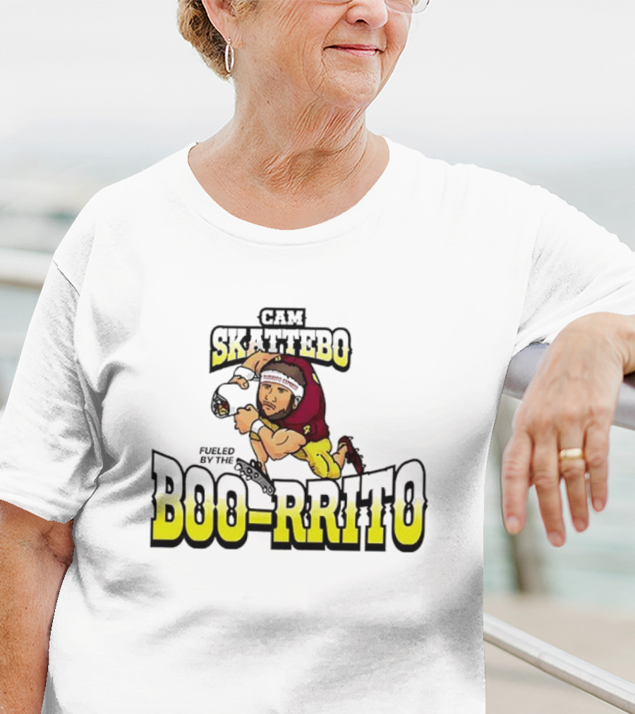 Cam Skattebo Boo-Rrito Football Tackle Motivated By Burrito T-Shirt