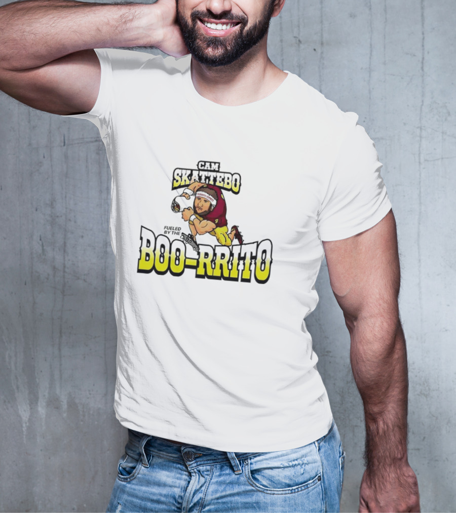 Cam Skattebo Boo-Rrito Football Tackle Motivated By Burrito T-Shirt