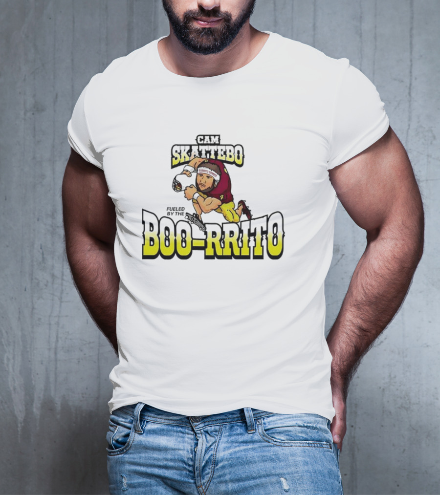 Cam Skattebo Boo-Rrito Football Tackle Motivated By Burrito T-Shirt