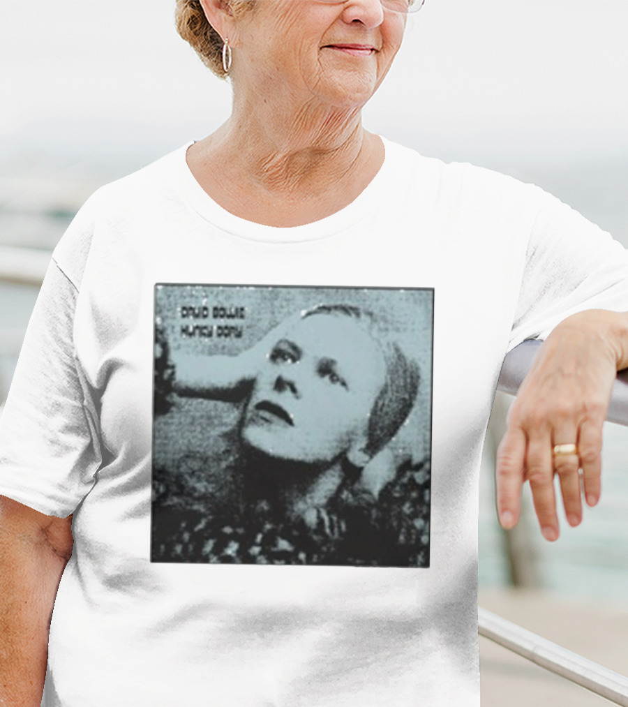 David Bowie Hunky Dory Album Cover Iconic 1971 Retro Style T-Shirt