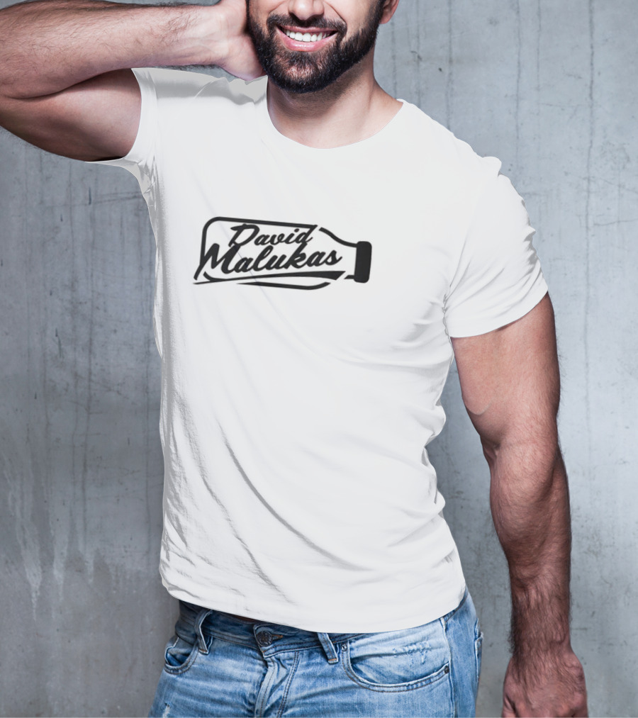 David Malukas Got Milk Bottle Typography T-Shirt