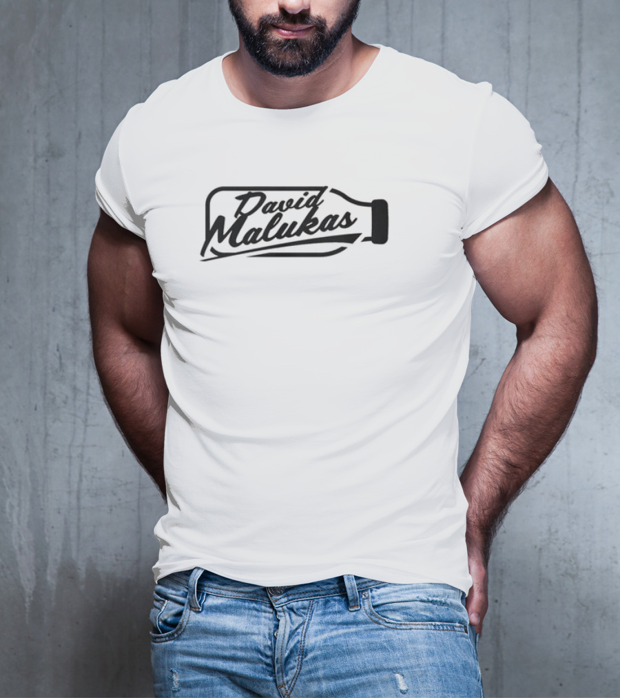 David Malukas Got Milk Bottle Typography T-Shirt