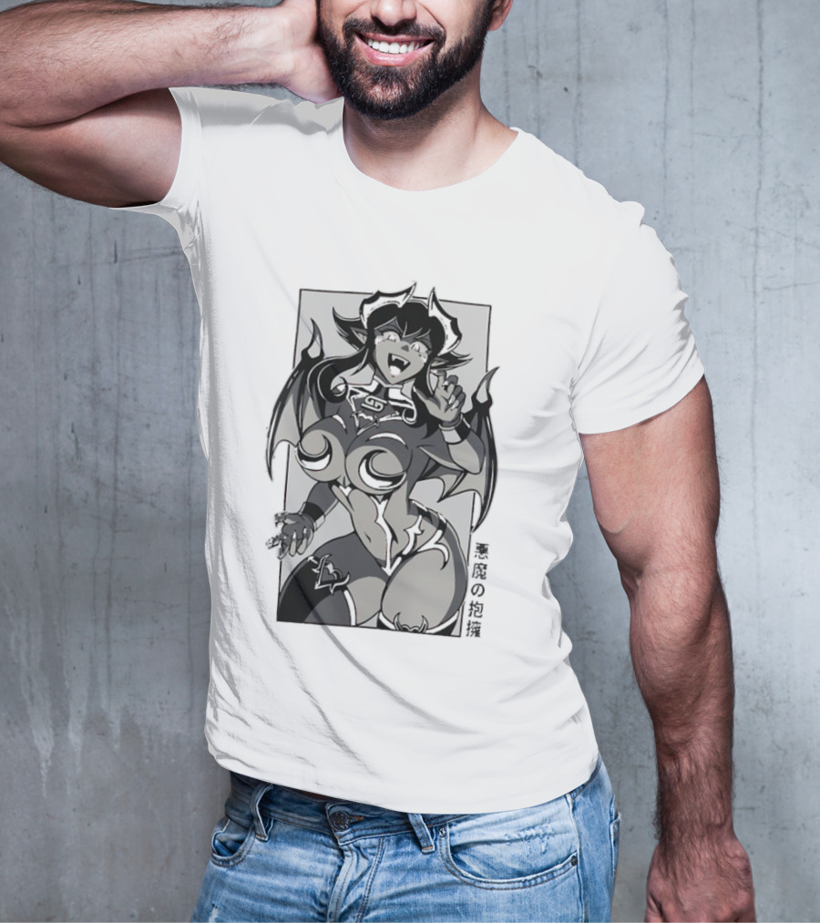 Demonic Embrace Waifu 黒竜の抱擁 T-Shirt