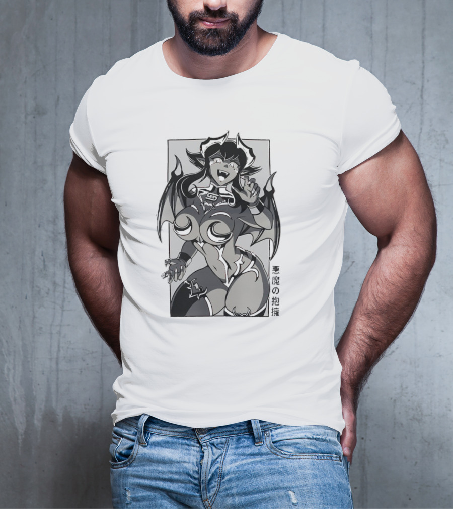 Demonic Embrace Waifu 黒竜の抱擁 T-Shirt