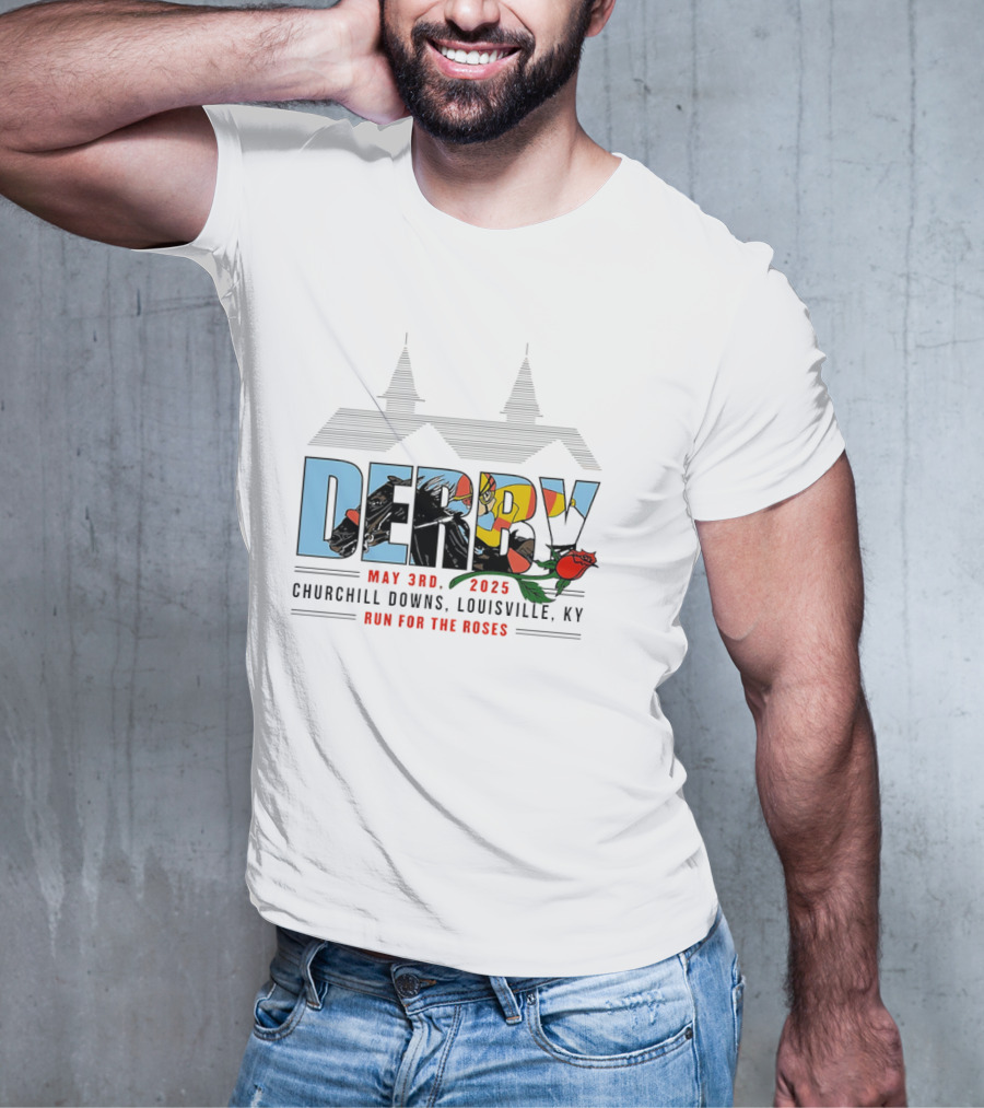 Derby May 3rd 2025 Churchill Downs Louisville KY Run For The Roses T-Shirt