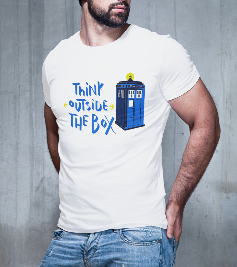 Think Outside The Box Doctor Who Tardis T-Shirt
