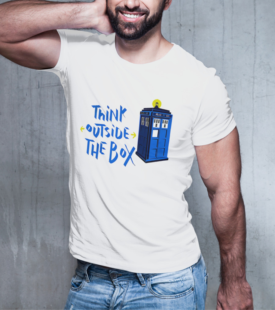 Think Outside The Box Doctor Who Tardis T-Shirt