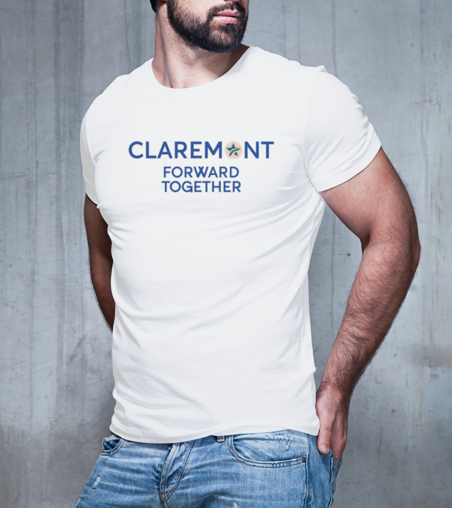 CLAREMONT Forward Together Star Circle Icon T-Shirt