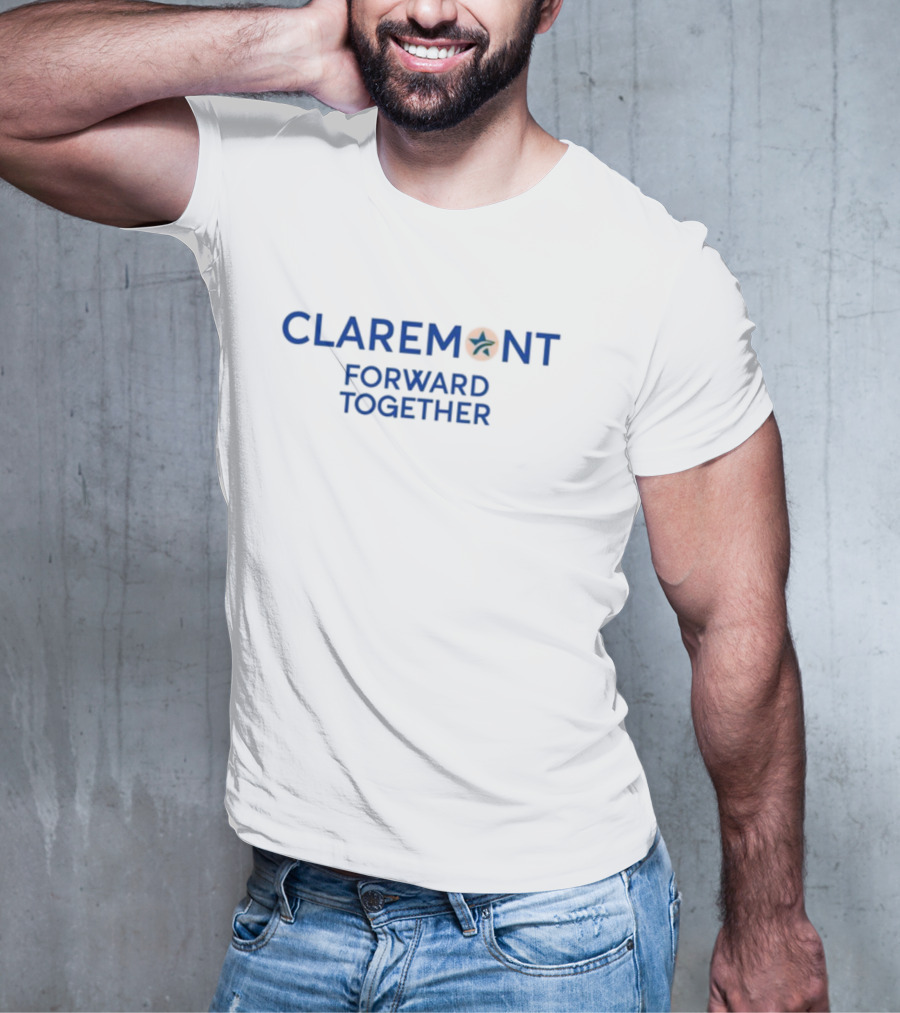 CLAREMONT Forward Together Star Circle Icon T-Shirt