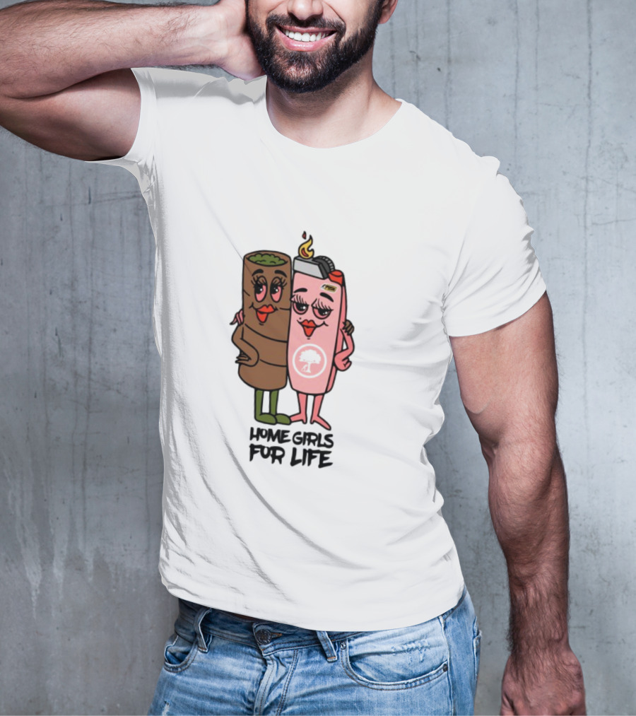 Push Trees Dope.As.Yola Home Girls For Life T-Shirt