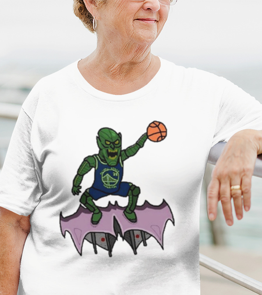 Golden State Warriors Draymond Green Goblin Basketball Crossover T-Shirt