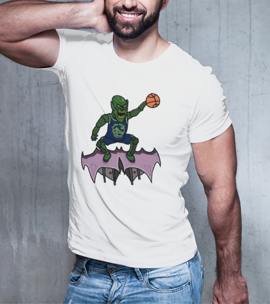 Golden State Warriors Draymond Green Goblin Basketball Crossover T-Shirt