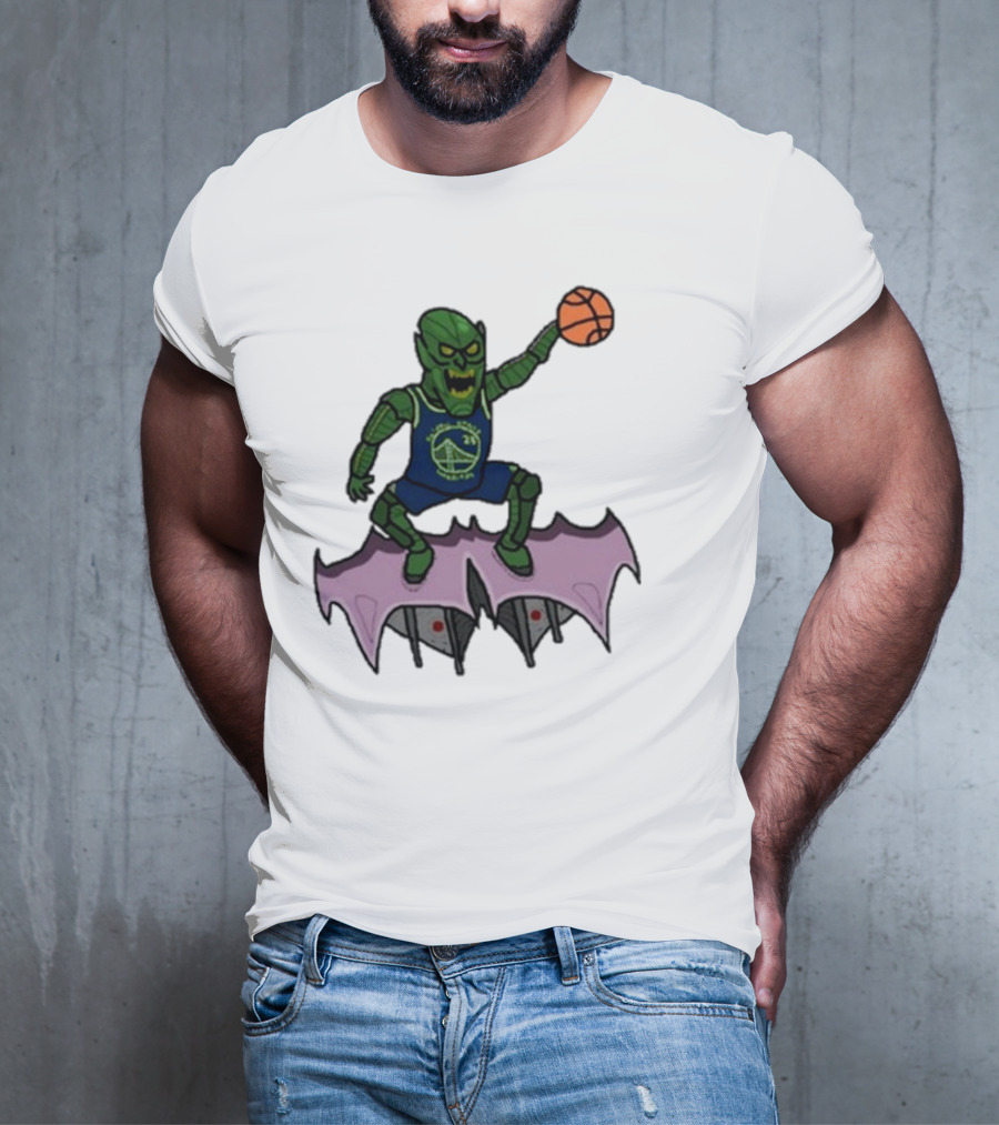 Golden State Warriors Draymond Green Goblin Basketball Crossover T-Shirt