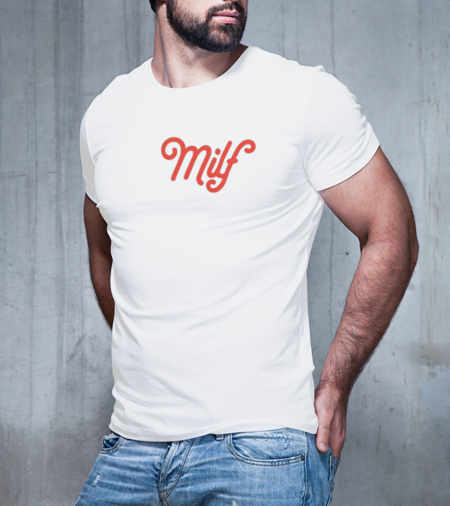 Elizabeth Bay Milf Retro Script Style T-Shirt