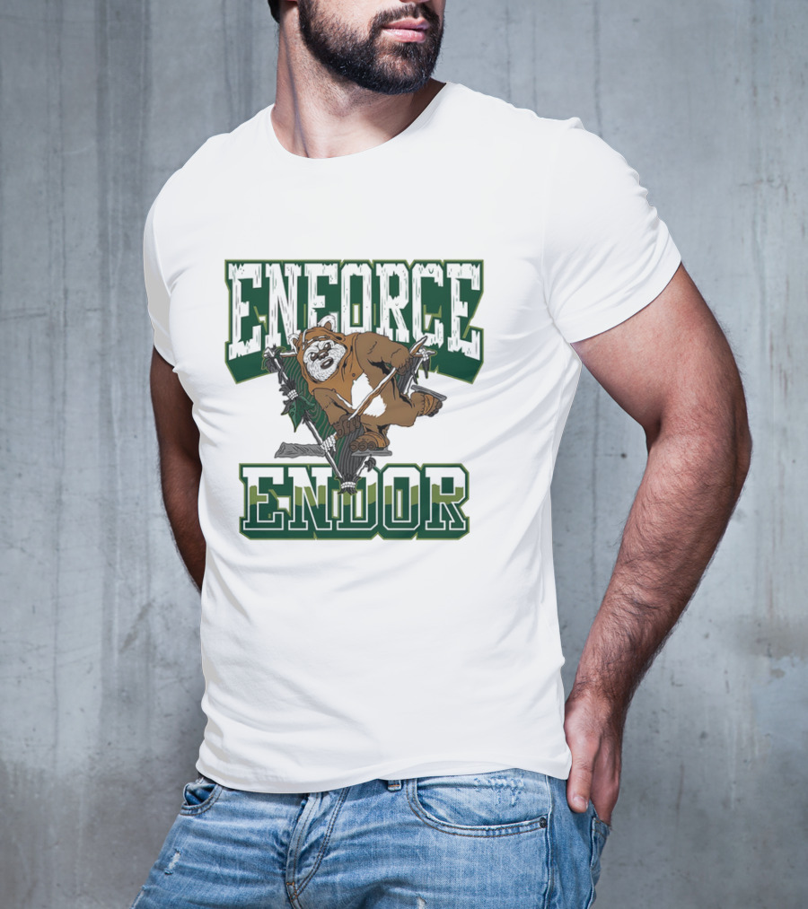 Enforce Endor Hockey Ewok Warrior T-Shirt