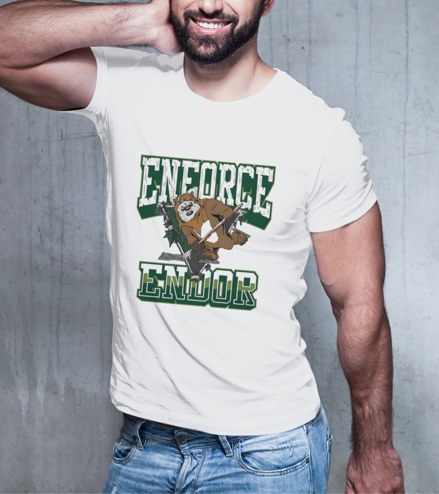 Enforce Endor Hockey Ewok Warrior T-Shirt