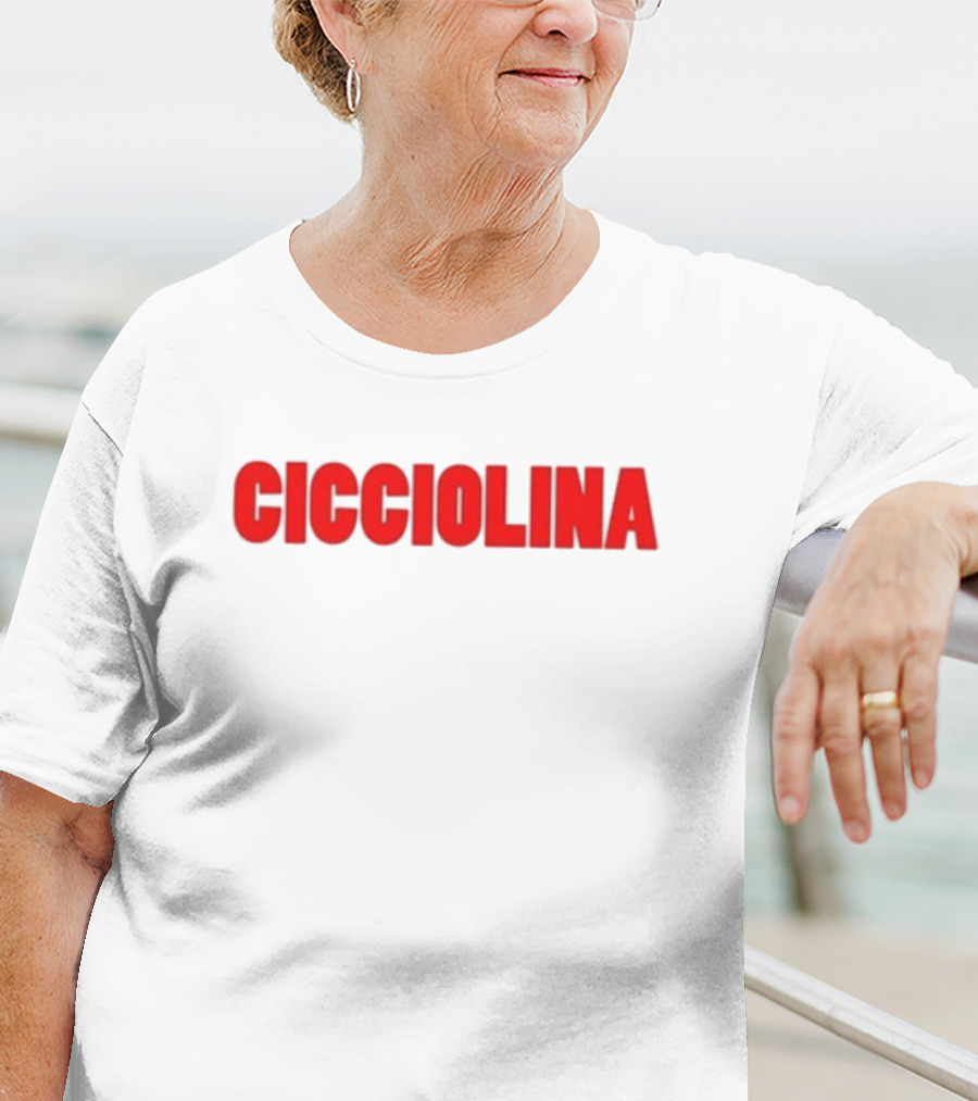 Erika Vikman Cicciolina Red Bold Statement T-Shirt