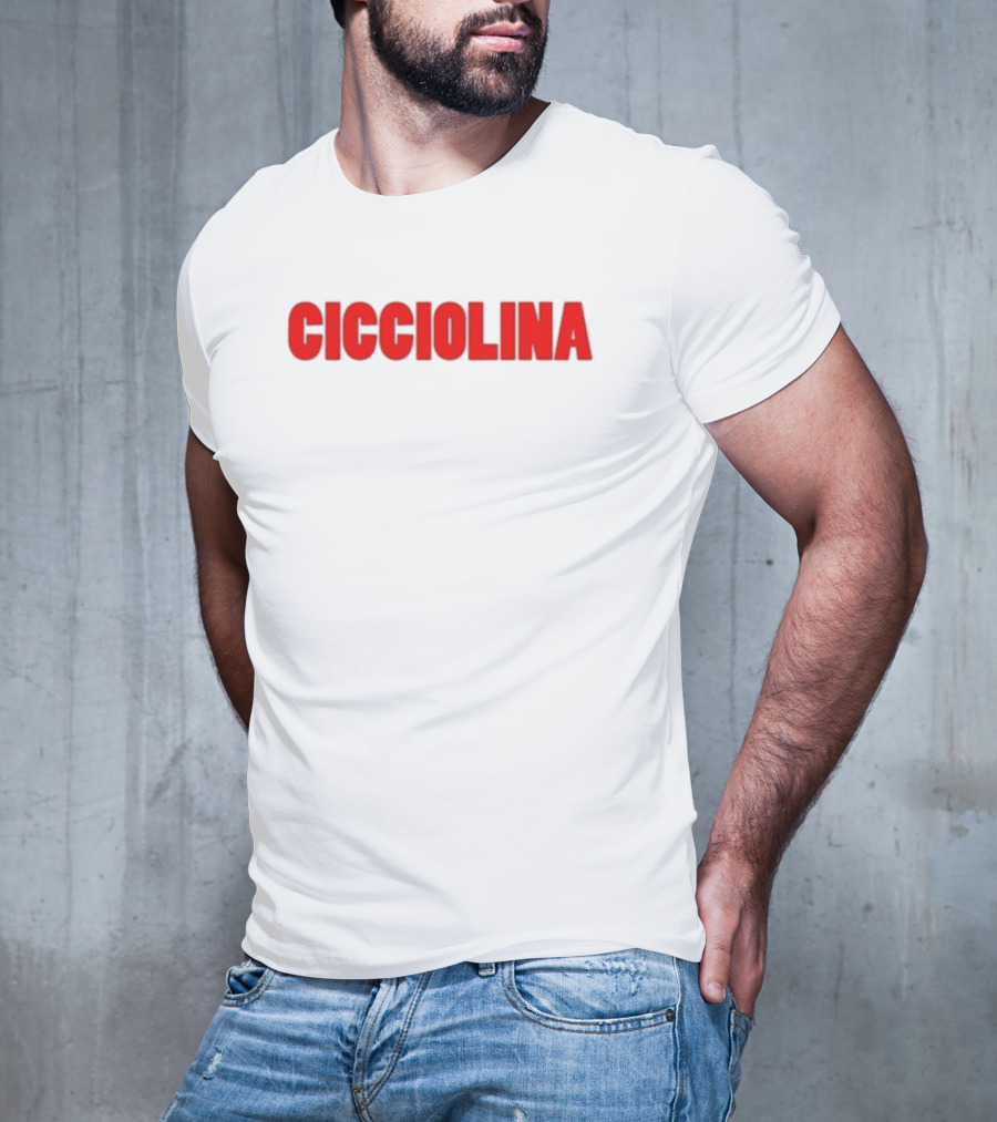 Erika Vikman Cicciolina Red Bold Statement T-Shirt