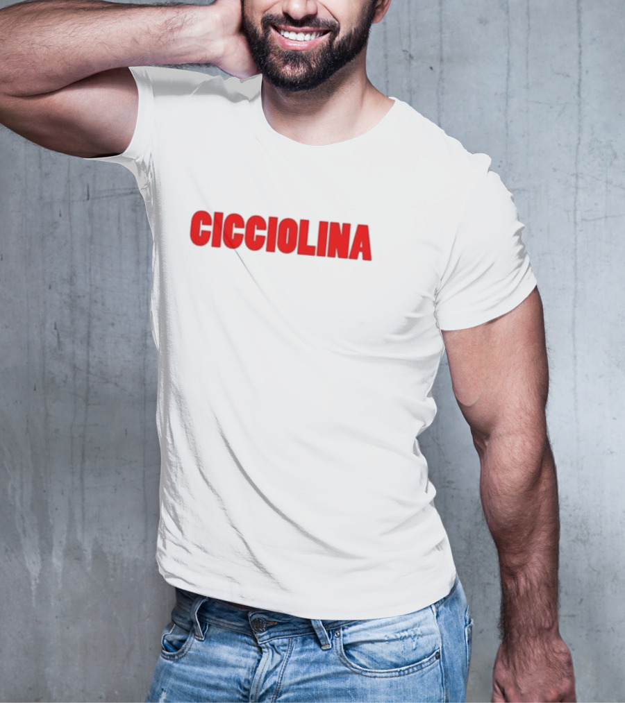 Erika Vikman Cicciolina Red Bold Statement T-Shirt