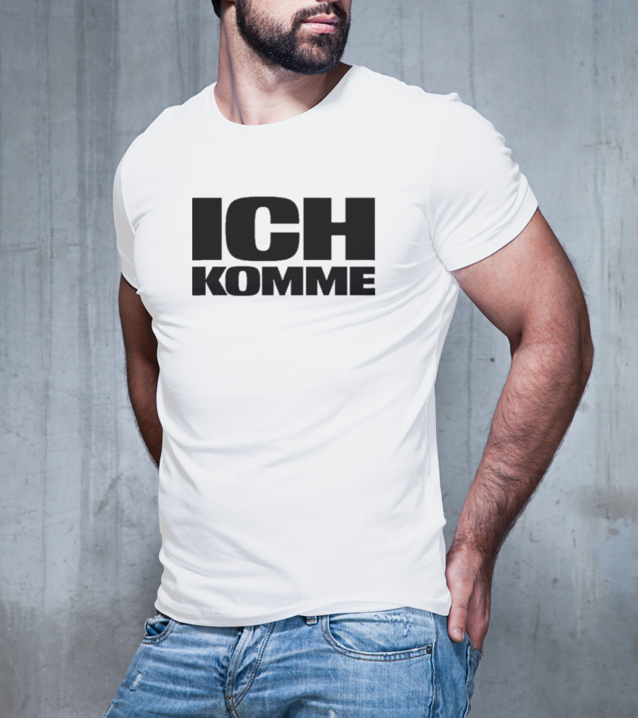 Erika Vikman Ich Komme Retro 70s Disco Aesthetic Black Text T-Shirt