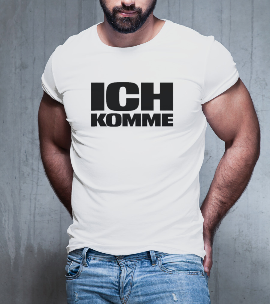 Erika Vikman Ich Komme Retro 70s Disco Aesthetic Black Text T-Shirt