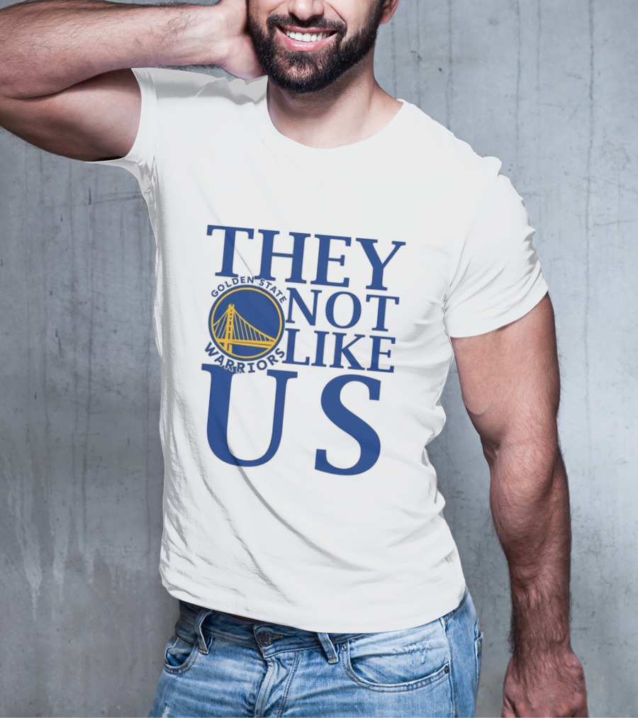 Golden State Warriors They Not Like Us Bay Bridge Icon T-Shirt